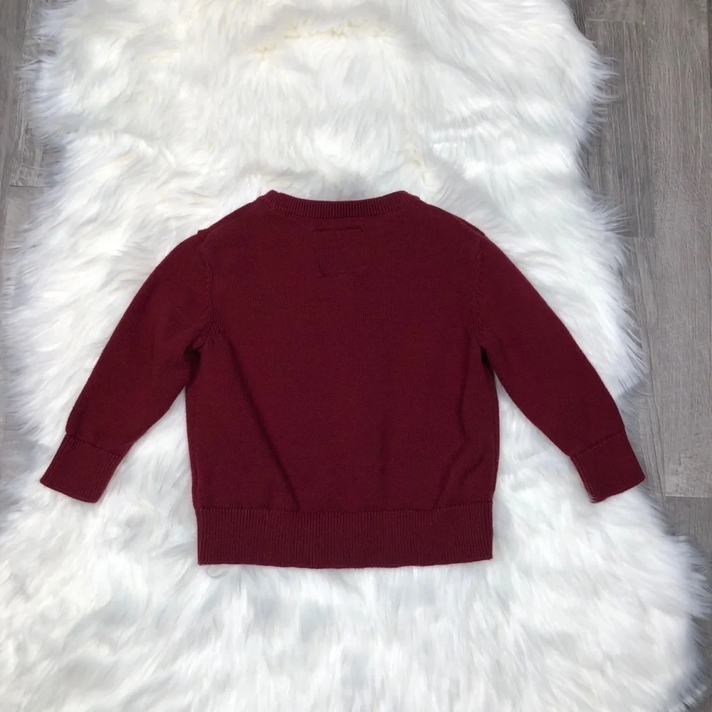 Oshkosh b’gosh Burgundy Ninja Sweater Pullover 18M